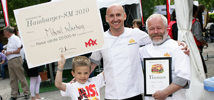 Svensk Mstare i Hamburgare 2010 - Mikael Warberg